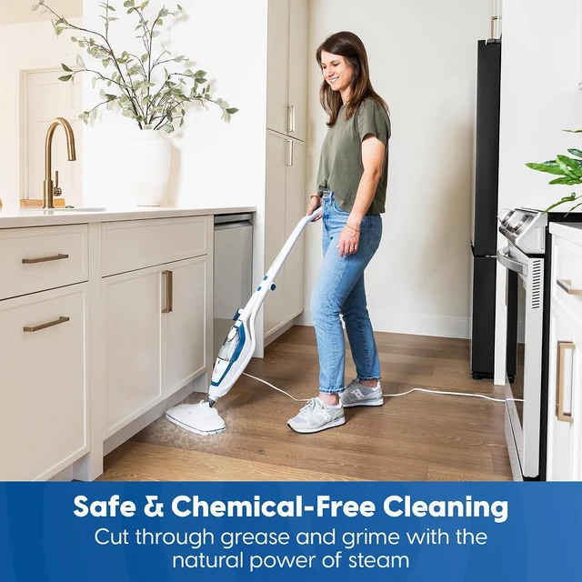 Alt view image 2 of 7 - Vacmaster 2-in-1 Steam Mop for Floor Cleaning