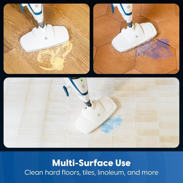 Alt view image 4 of 7 - Vacmaster 2-in-1 Steam Mop for Floor Cleaning