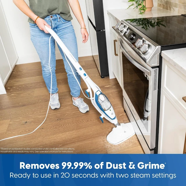 Alt view image 5 of 7 - Vacmaster 2-in-1 Steam Mop for Floor Cleaning