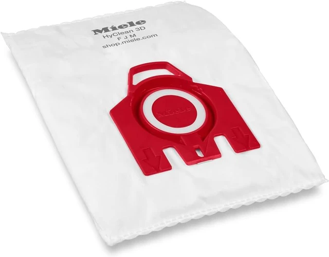 Alt view image 2 of 6 - Miele Original AirClean 3D Efficiency FJM XL-Pack Vacuum Cleaner Bags, Containing 8 Bags and 4 Filters, for Miele Compact C2, Compact C1, Complete C1, S6 and S4 vacuum cleaners