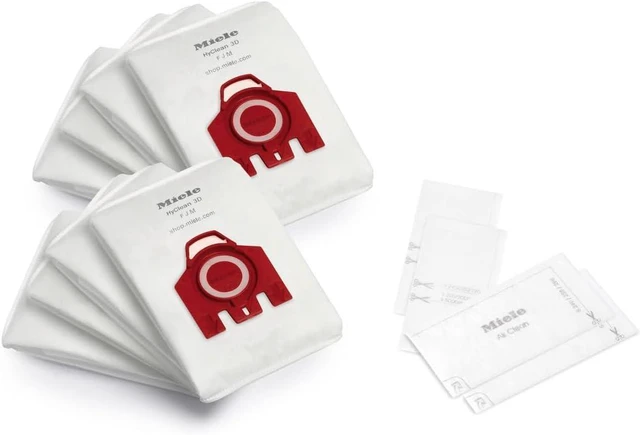 Alt view image 3 of 6 - Miele Original AirClean 3D Efficiency FJM XL-Pack Vacuum Cleaner Bags, Containing 8 Bags and 4 Filters, for Miele Compact C2, Compact C1, Complete C1, S6 and S4 vacuum cleaners