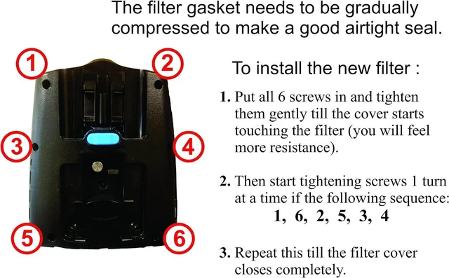 Alt view image 4 of 4 - Replacement Filter made to fit Rainbow SRX Vacuum Cleaners Replaces OEM T1011