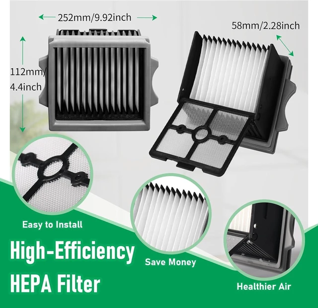 Alt view image 5 of 7 - Replacement Roller Brush & HEPA Filters Kit for Tineco Stretch