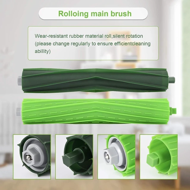 Alt view image 4 of 6 - 19 Pack Replacement Parts Compatible for Roomba j7 j7+/Plus E5 E6 E7 i7 i7+ i3 i3+ i4 i4+ i6 i6+ i8 Vacuum Cleaner, Replenishment Kit 2 Set Roller Brushes,8 Filters,8 Side Brushes
