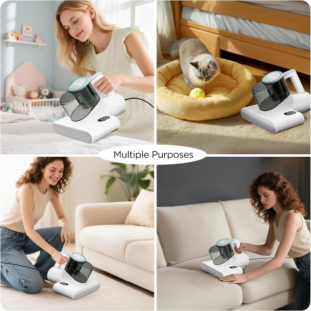 Alt view image 7 of 7 - HAUSHOF Mattress Vacuum Cleaner, 16 Kpa Bed Vacuum Cleaner