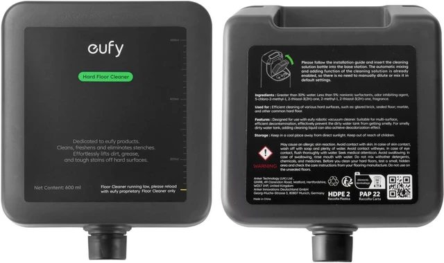 Main image of eufy Official Hard Floor Cleaner for Omni S1 Pro/S1, Safe and Gentle for Hand, Automatically Mix without Manual Dilution, 600ml, 1 bottle
