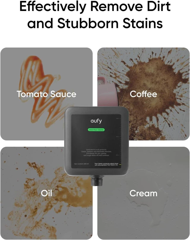 Alt view image 2 of 4 - eufy Official Hard Floor Cleaner for Omni S1 Pro/S1, Safe and Gentle for Hand, Automatically Mix without Manual Dilution, 600ml, 1 bottle
