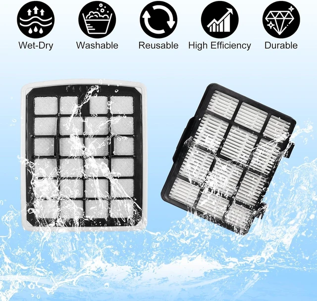 Alt view image 6 of 7 - 4 Pack Filters Replacement Parts for EUREKA NEN180 / NEN186BL