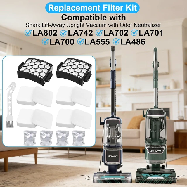 Alt view image 2 of 5 - LA802 LA702 Filter for Shark Detect Pro Lift-Away ADV Vacuum