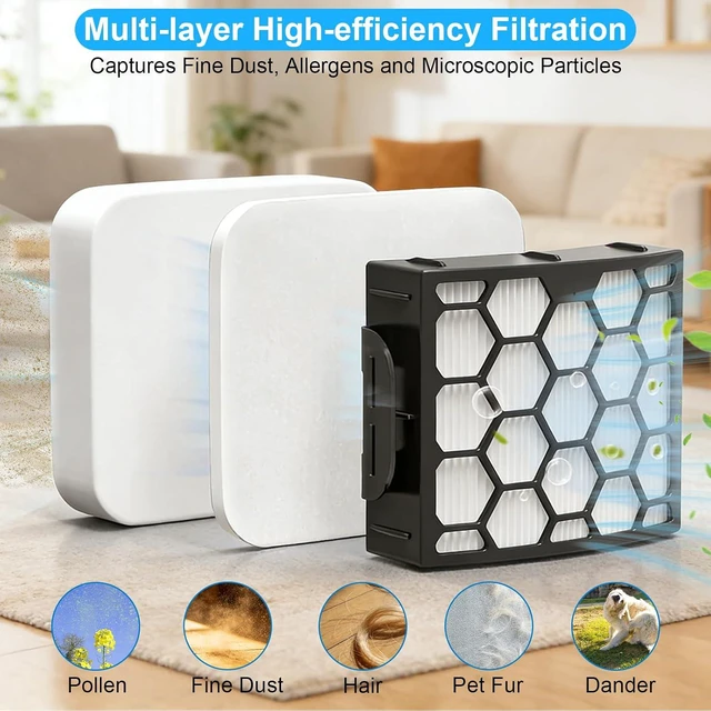Alt view image 3 of 5 - LA802 LA702 Filter for Shark Detect Pro Lift-Away ADV Vacuum