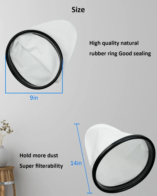 Alt view image 3 of 6 - 2KE2105000 HEPA Cloth Bag Liner, Fit for Hoover, Royal Backpack Cloth Shoulder Vacuum Cleaner, Fit for Royal RY4000 and RY4001, Fit for Hoover C2401 and C2401010 Shoulder Vac Pro, 2pcs