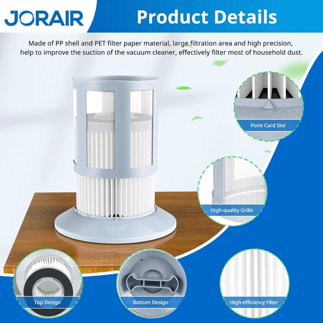 Alt view image 4 of 7 - JORAIR 2156A Replacement Vacuum Filter for Bissell Zing 2156 Vacmuum,4 Pack