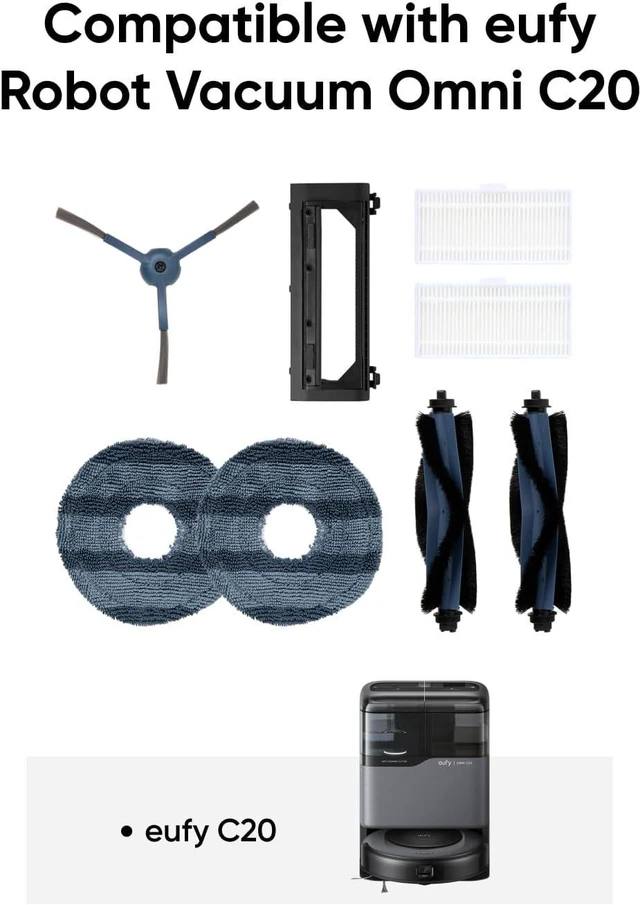 Alt view image 2 of 5 - eufy Official Accessory Kit for Robot Vacuum Omni C20