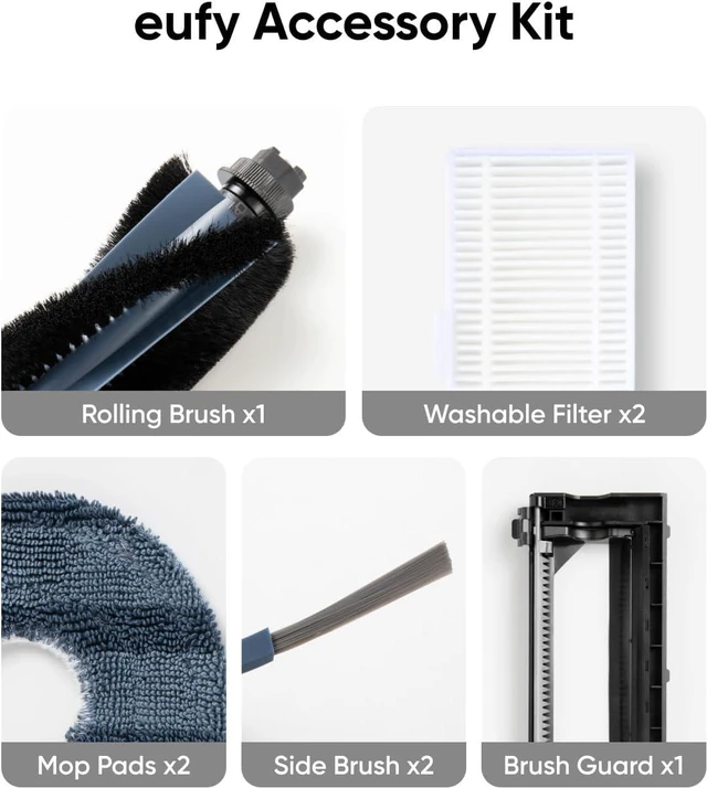 Alt view image 4 of 5 - eufy Official Accessory Kit for Robot Vacuum Omni C20