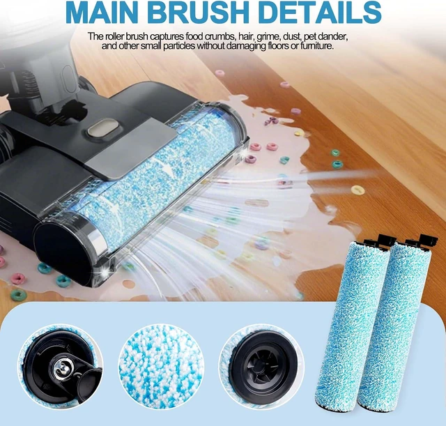Alt view image 6 of 7 - Replacement Roller and Filter for Shark HydroVac MessMaster Wet/Dry Vacuum