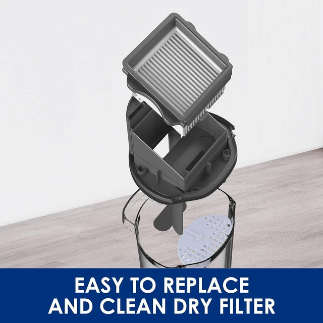 Alt view image 6 of 6 - Tineco Floor ONE S5 / iFLOOR 5 Breeze Complete Cordless Stick Vacuum Mop Replacement, HEPA Assembly & Brush Roller & 280ml Solution Set, Not for S5 Combo and Any Other Model