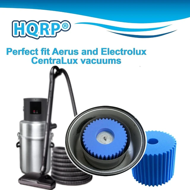 Alt view image 6 of 7 - HQRP Blue Foam Filter (7" x 8 1/2") Compatible with Electrolux Aerus Centralux Central Vacuums E130 E130A E130B E130F E130G E130J 1590 1590A 1561 1569 1580 1584