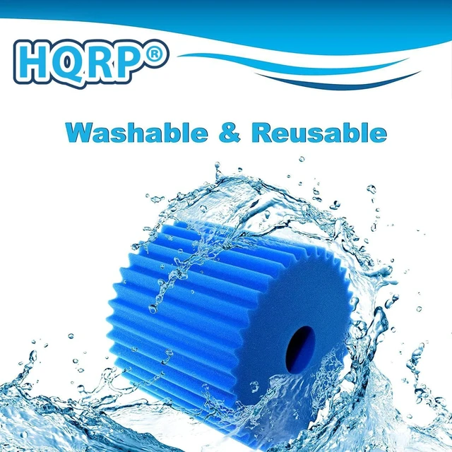 Alt view image 4 of 7 - HQRP Blue Foam Filter (7" x 8 1/2") Compatible with Electrolux Aerus Centralux Central Vacuums E130 E130A E130B E130F E130G E130J 1590 1590A 1561 1569 1580 1584