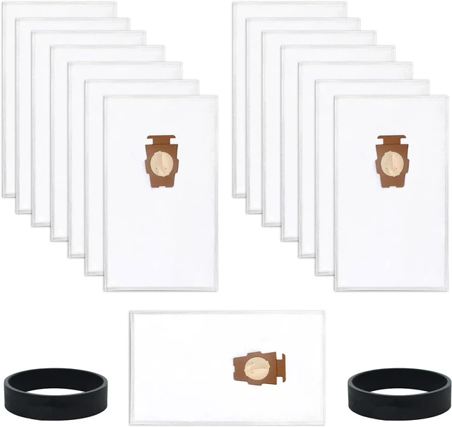 Main image of 15 Pack 204814 Hepe Bags Compatible with Kirby Vacuum Bags + 2 Belts