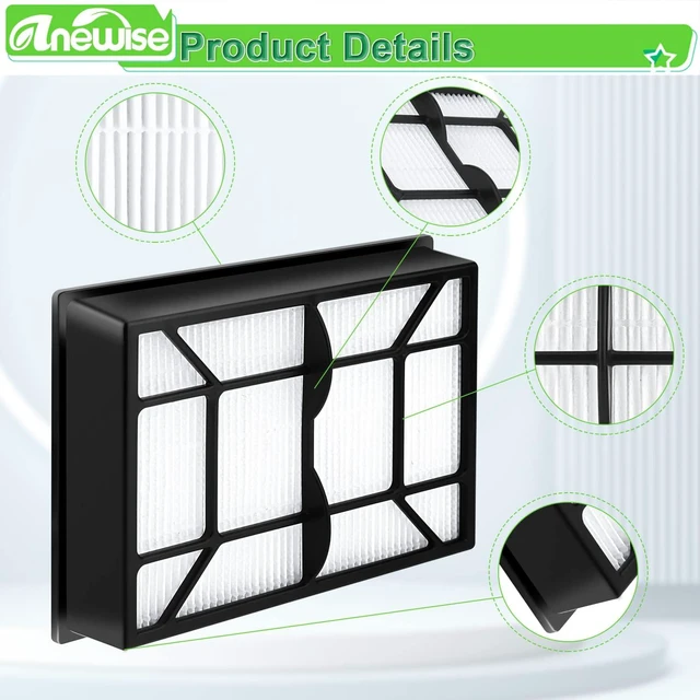 Alt view image 5 of 7 - Anewise 53296 EF-9 40195 HEPA Media Filter for Kenmore 40195, 21814, 81714