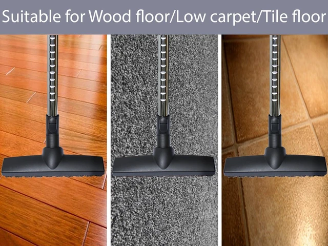 Alt view image 6 of 6 - for Miele, Horse Hair Vacuum Brush Attachments with Wheels Compatible with Miele C1, C2, C3 - Vacuum Cleaner Attachments for Carpet, Tile Hard Floors - 1-3/8 Inch Hardwood Floor Vacuum Attachment