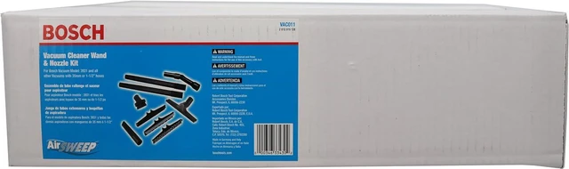 Alt view image 2 of 7 - BOSCH VAC011 6-pc. Vacuum Tube and Nozzle Kit
