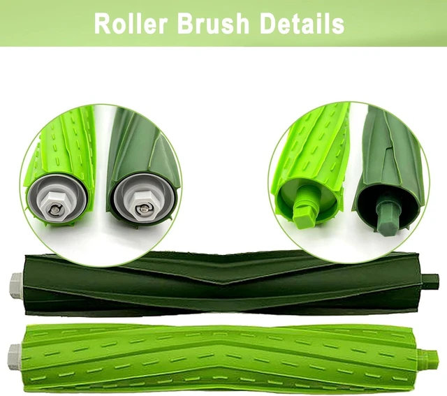 Alt view image 3 of 7 - 26 Pack Replacement Parts Accessories Compatible for iRobot Roomba i3 i3+ i7 i7+ i4 i6 i6+i8 i8+/Plus E5 E6 E7 J7 i5+j5+ I,E&J Series Vacuum Cleaner 2 Roller Brush & 8 Filters & 8 Side Brushes &8 bags