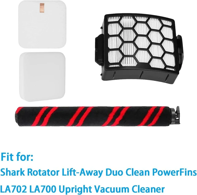 Alt view image 5 of 5 - HEPA Filter Brush Roller Accessories Compatible with Shark Rotator Lift-Away Duo Clean PowerFins LA702 LA700 Upright Vacuum Cleaner Replacement Parts XHF320 XFFK320 1539FC3000