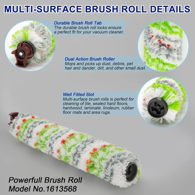 Alt view image 4 of 7 - Lemige Brush Roller Filter Replacement Parts for Bissell CrossWave Pet Pro