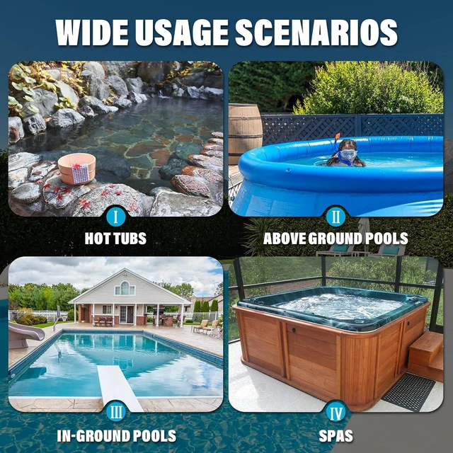 Alt view image 7 of 7 - SOYUS Cordless Pool Vacuum for Above Ground Pool with Telescopic Pole