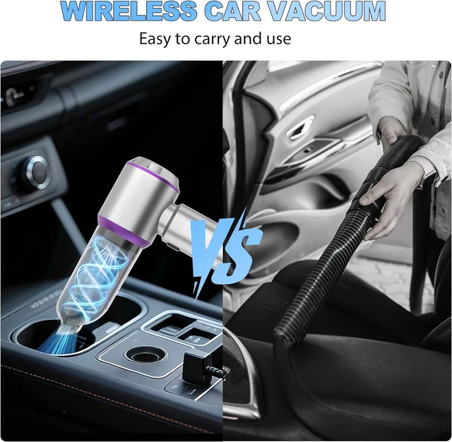 Alt view image 6 of 7 - Cordless Handheld Car Vacuum, 22000PA Strong Suction Mini Vacuum, 100000 RPM Brushless Motor, 4-in-1 Portable Vacuum for Car Detailing, Pet Hair, Home, Office, Sofa, Carpet, Stairs, Couch