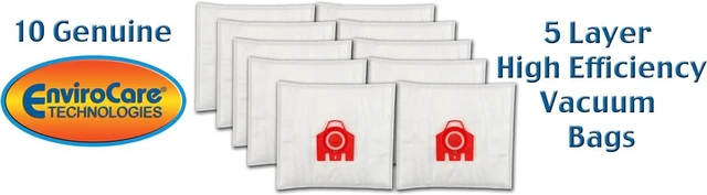 Alt view image 2 of 6 - EnviroCare Replacement Vacuum Cleaner Bags Designed to fit Miele Canisters Style F J M 10 Bags with 4 Filters