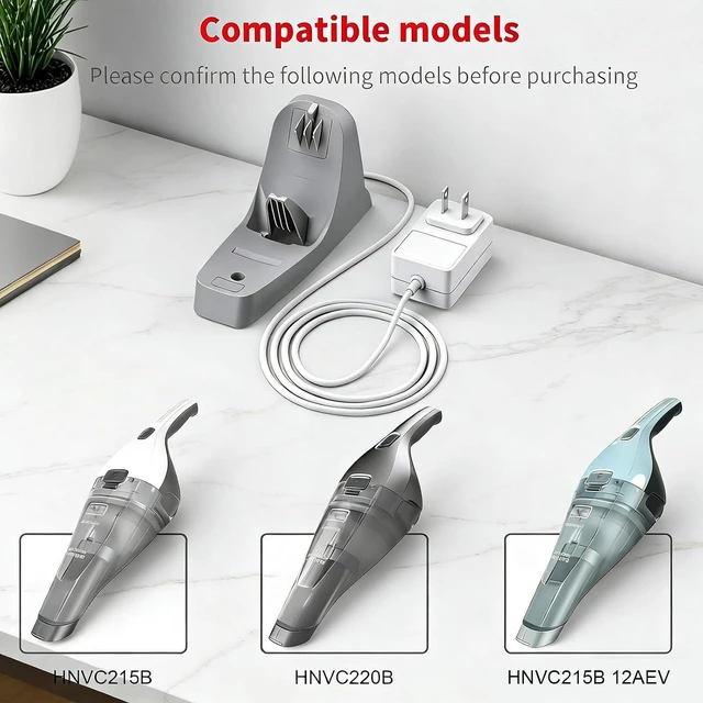 Alt view image 2 of 6 - 8.2V Charger Dock Compatible with Black and Decker HNVC215B12AEV Dusbuster