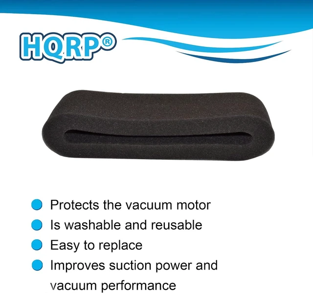 Alt view image 3 of 7 - HQRP Filter Kit compatible with Bissell CleanView Helix 95P1, 82H1, 82H1H, 82H1M, 82H1R, 82H1T Vacuum Cleaners
