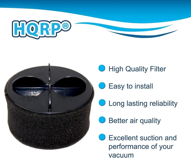 Alt view image 4 of 7 - HQRP Filter Kit compatible with Bissell CleanView Helix 95P1, 82H1, 82H1H, 82H1M, 82H1R, 82H1T Vacuum Cleaners