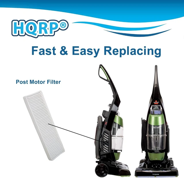 Alt view image 6 of 7 - HQRP Filter Kit compatible with Bissell CleanView Helix 95P1, 82H1, 82H1H, 82H1M, 82H1R, 82H1T Vacuum Cleaners