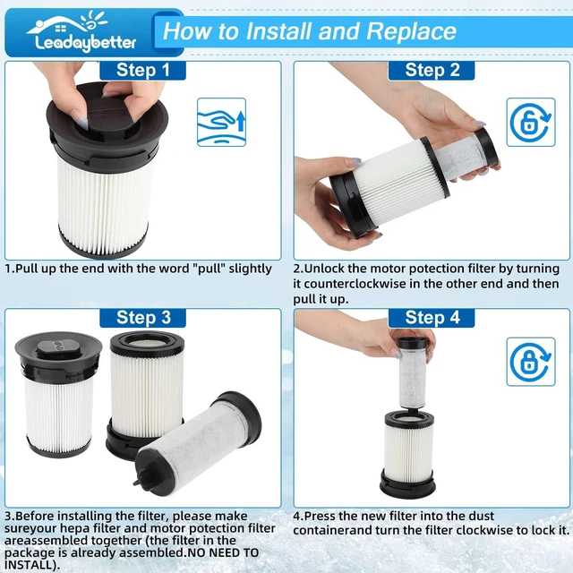 Alt view image 5 of 6 - Fine Dust Filter for Miele TriFlex HX1 FSF Pro Cat & Dog Cordless Stick