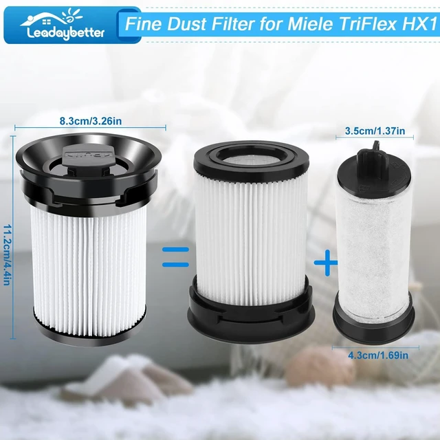 Alt view image 6 of 6 - Fine Dust Filter for Miele TriFlex HX1 FSF Pro Cat & Dog Cordless Stick