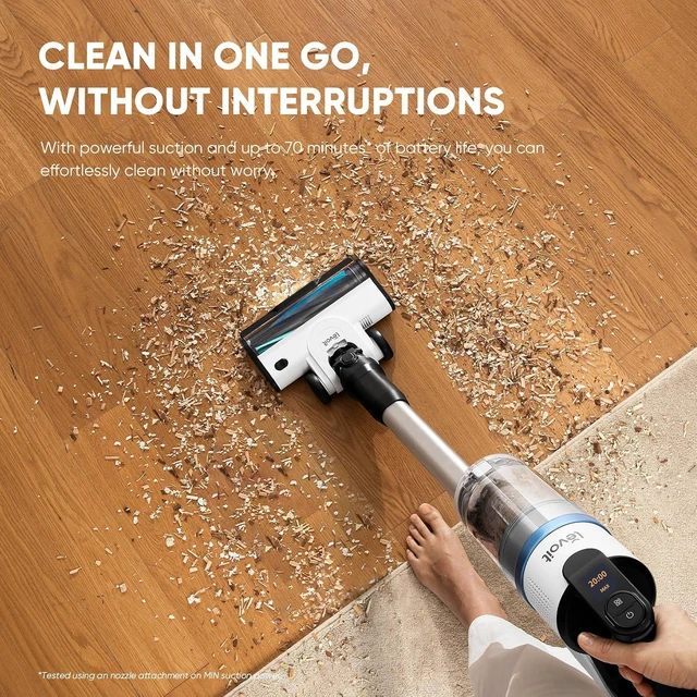 Alt view image 6 of 6 - LEVOIT AERO Cordless Vacuum, Auto-Empty Station, Up to 70 Minutes, Premium