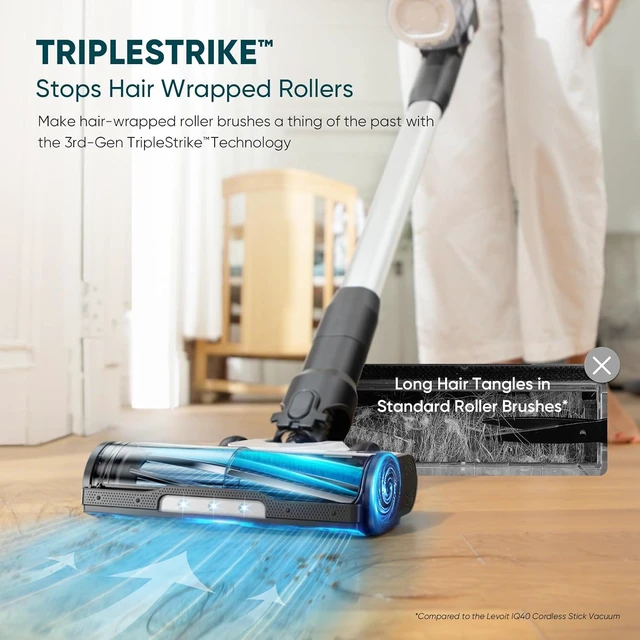 Alt view image 3 of 6 - LEVOIT AERO Cordless Vacuum, Auto-Empty Station, Up to 70 Minutes, Premium