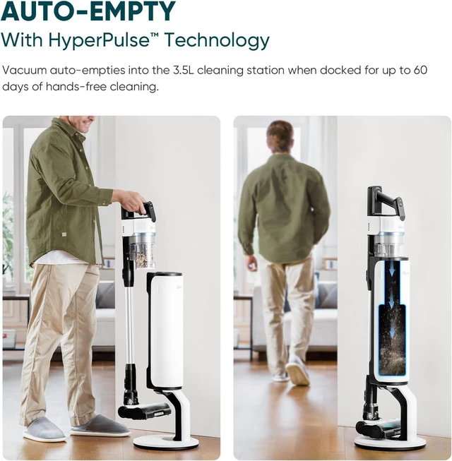 Alt view image 5 of 6 - LEVOIT AERO Cordless Vacuum, Auto-Empty Station, Up to 70 Minutes, Premium
