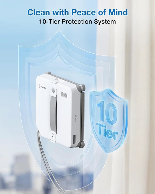 Alt view image 7 of 7 - ECOVACS WINBOT MINI2 Window Cleaning Robot with 5 Smart Cleaning Modes
