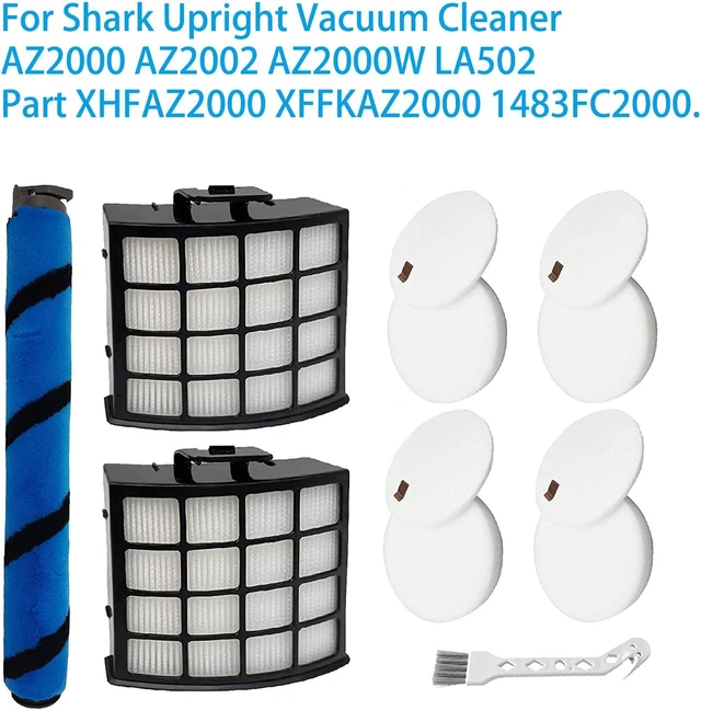 Alt view image 2 of 6 - AZ2002 Acessories Kit Replacement For Shark AZ2000 AZ2002 AZ2000W Vertex DuoClean PowerFins Upright Vacuum Cleaner, Part # XHFAZ2000 XFFKAZ2000 1483FC2000