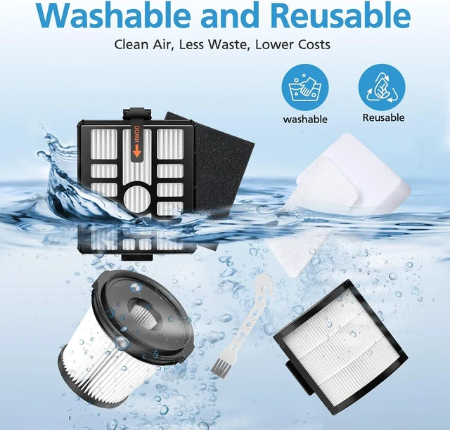 Alt view image 5 of 7 - Vacuum Filters for Shark IW3511, IW3120, IW3111, IW3615,W1111-11pcs