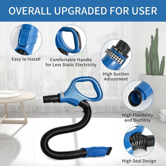 Alt view image 3 of 7 - Upgraded ZU560 Replacement Hose Handle for Shark Navigator Rotator Lift-Away ZU560 Blue ZU561 ZU562 UV725 Gray UV650 CU520 Upright Bagless Vacuum Cleaners Handle