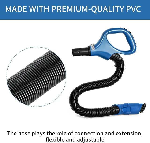 Alt view image 4 of 7 - Upgraded ZU560 Replacement Hose Handle for Shark Navigator Rotator Lift-Away ZU560 Blue ZU561 ZU562 UV725 Gray UV650 CU520 Upright Bagless Vacuum Cleaners Handle