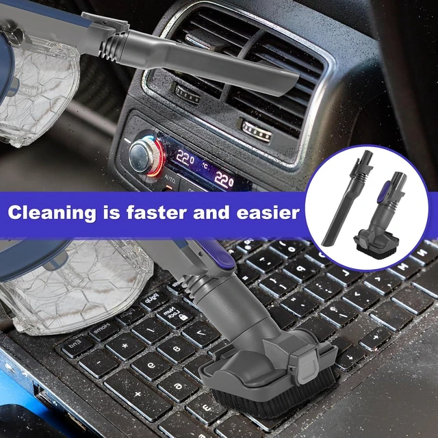 Alt view image 7 of 7 - IX141 Vacuum Crevice Tool Brush Replacement Parts Compatible with Shark Pet Cordless Stick IZ162H IZ361H IX140 IX141 IZ140 IZ142 UZ145 Removable Two-in-one Tool Brush Attachments for D-Shaped Vacuum