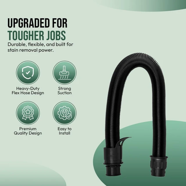 Alt view image 2 of 5 - Replacement Hose Assembly - 7 ft for Bissell MultiClean Allergen Lift-Off Vacuum Cleaners- Fits Only Models Listed 2998, 2852, 3059, 2920, 31259, 3125, 3125W, 31258, 3307