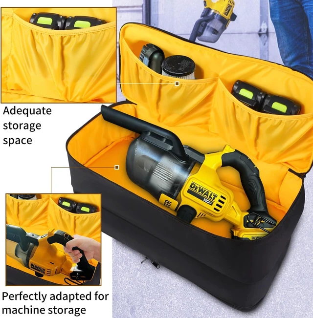 Alt view image 2 of 7 - Carrying Bag Compatible with DEWALT 20V Cordless Handheld Vacuum DCV501HB