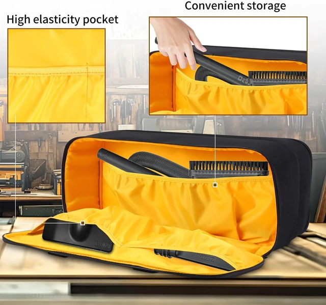 Alt view image 3 of 7 - Carrying Bag Compatible with DEWALT 20V Cordless Handheld Vacuum DCV501HB